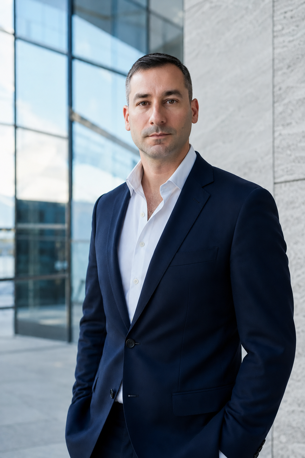 Portrait concept placeholder for Brandon Shafikhani, Chief Executive Officer